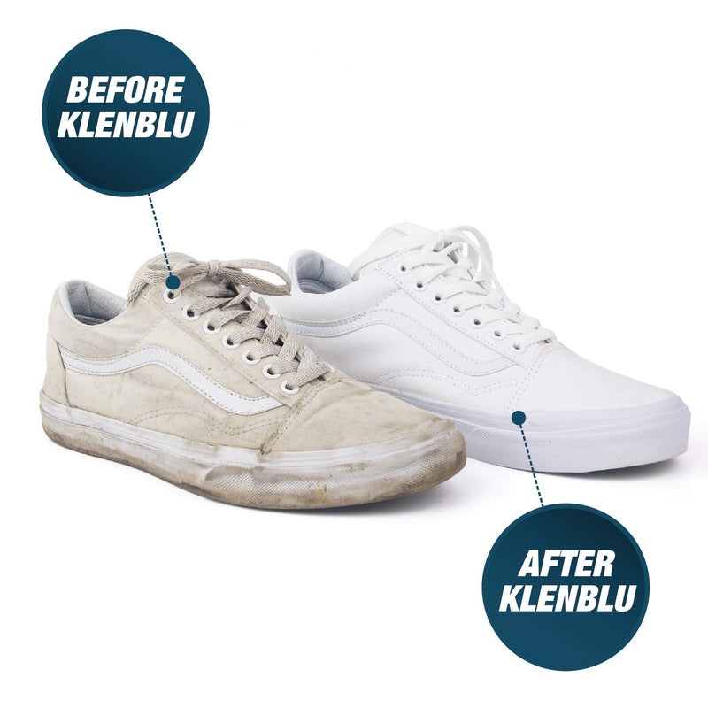 KLENBLU Sneaker Cleaner Brush/Cleaning Brush by KlenBlu - Premium Double Sided Wooden Shoe Care Brush Made with Nylon (2 Pack) - Image 3